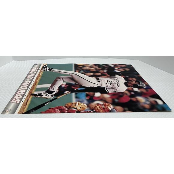 RARE FRANK THOMAS WHITE SOX 1995 MLB POSTER 20x16 Baseball - Picture 5 of 16
